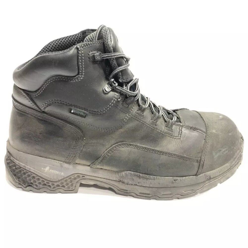Timberland Pro Men’s Bosshog, 6”, Black Waterproof Work Boots, Size 13M